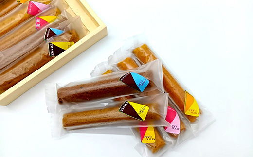 5種の風味豊かなスティックケーキ 10本 個包装 小分け 焼き菓子 スイーツ 手土産 お取り寄せ プチギフト おやつ ケーキバー スティック型ケーキ 福島県白河市 F25R-074