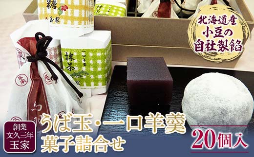 創業文久三年 玉家 うば玉、一口羊羹詰合せ  お茶菓子 お茶請け 和菓子 菓子 セット 詰め合わせ 詰合せ 食品 F21R-007