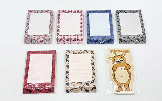 須賀川市オリジナルメモ７種セット ウルトラマンカットメ