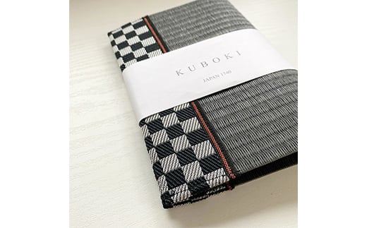 畳ブックカバー チャコール（黒市松） 1個 久保木畳店 TATAMI