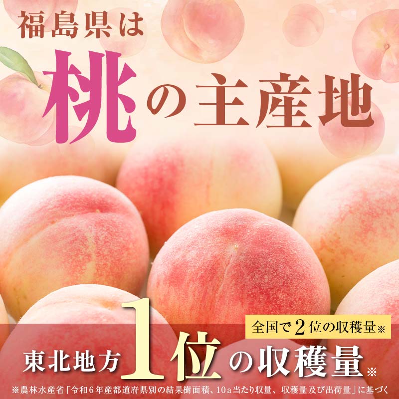 阿部農縁　福島の桃　まどか3kg(8～12玉)　ギフト・贈答用　