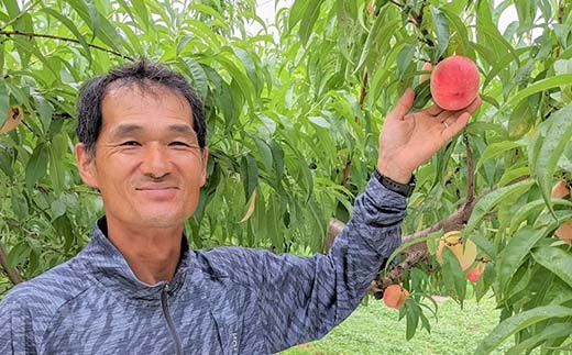 桃 ＜有我果樹園＞ 品種色々 ミックス 5kg 12～16玉 贈答用 F7X