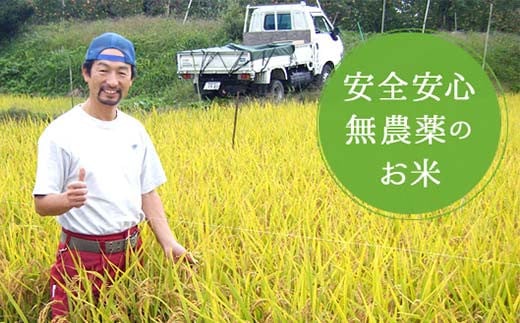 2026年産 農薬不使用 太地米完熟【こしひかり】 白米 1.8kg ブ