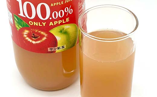 りんごジュース サン紅玉 1L 1本 りんご リンゴ りんごジュ