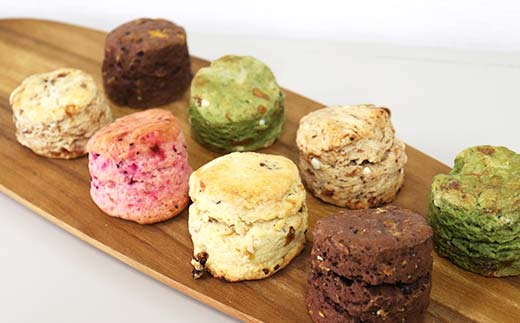 国産ドライフルーツが入ったカラフルスコーンの詰め合わ