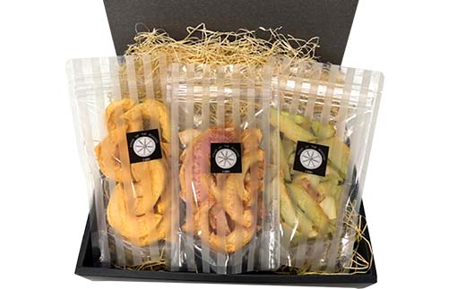 無添加ドライフルーツ詰め合わせ 3種類セット りんご もも 