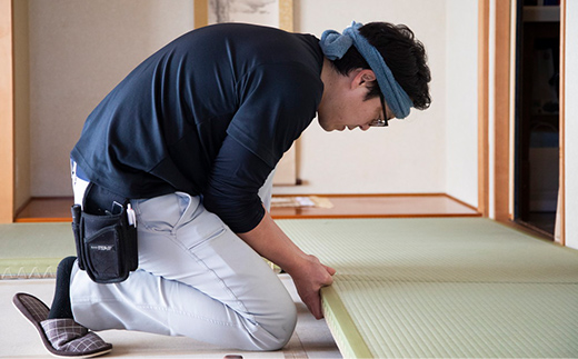 【畳替え】久保木畳店「極み」 出張 8畳 須賀川市 福島 F7X-0