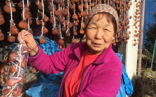 ＜真空パック冷凍＞平核無柿(ひらたねなしがき)の手作り干