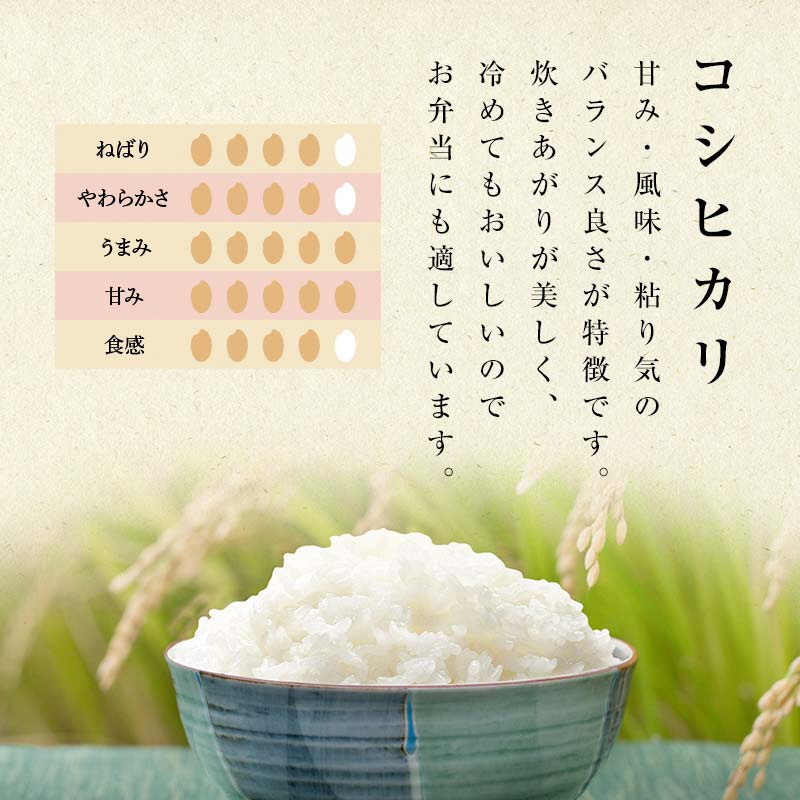 お米の定期便 特別栽培米 太地米完熟 【こしひかり】 白米3