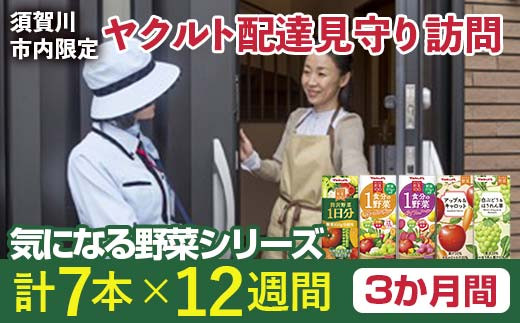 ＜須賀川市内限定＞ヤクルト配達見守り訪問 気になる野菜