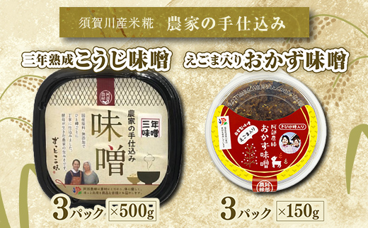 阿部農縁 手作り味噌とおかず味噌 F7X-0087