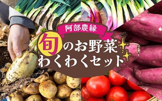 阿部農縁 旬のお野菜わくわくセット（約7～8種類＆加工品