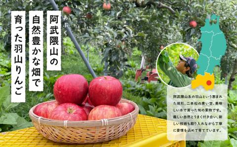 羽山のりんご ほっぺくん 大瓶（1L）2本入り【羽山果樹組合】