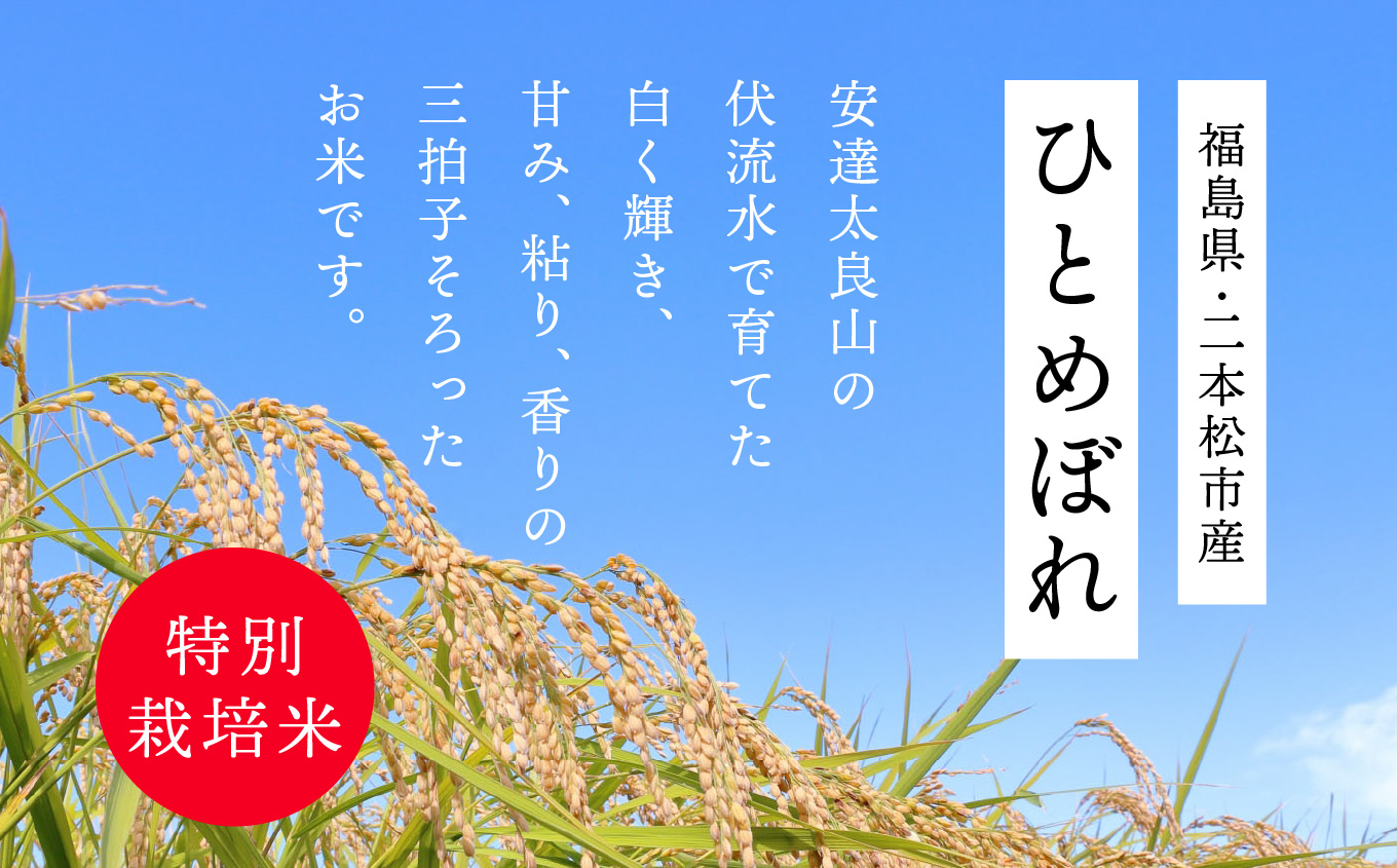 令和7年産 ひとめぼれ10kg【株式会社あだたら米】