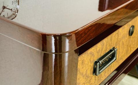 欅ModernStyle サイドテーブル50 〈創業明治2年、田中家具謹製〉二本松伝統家具 【田中家具株式会社】