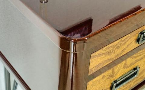 欅ModernStyle コンソールテーブル80 〈創業明治2年、田中家具謹製〉二本松伝統家具 【田中家具株式会社】