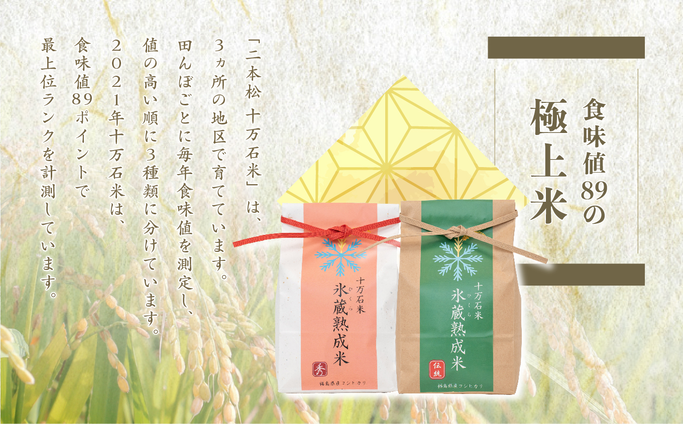 令和7年産 コシヒカリ-氷蔵熟成米（伝統・秀） 精米2kg+2kg【株式会社Y&Tカンパニー】