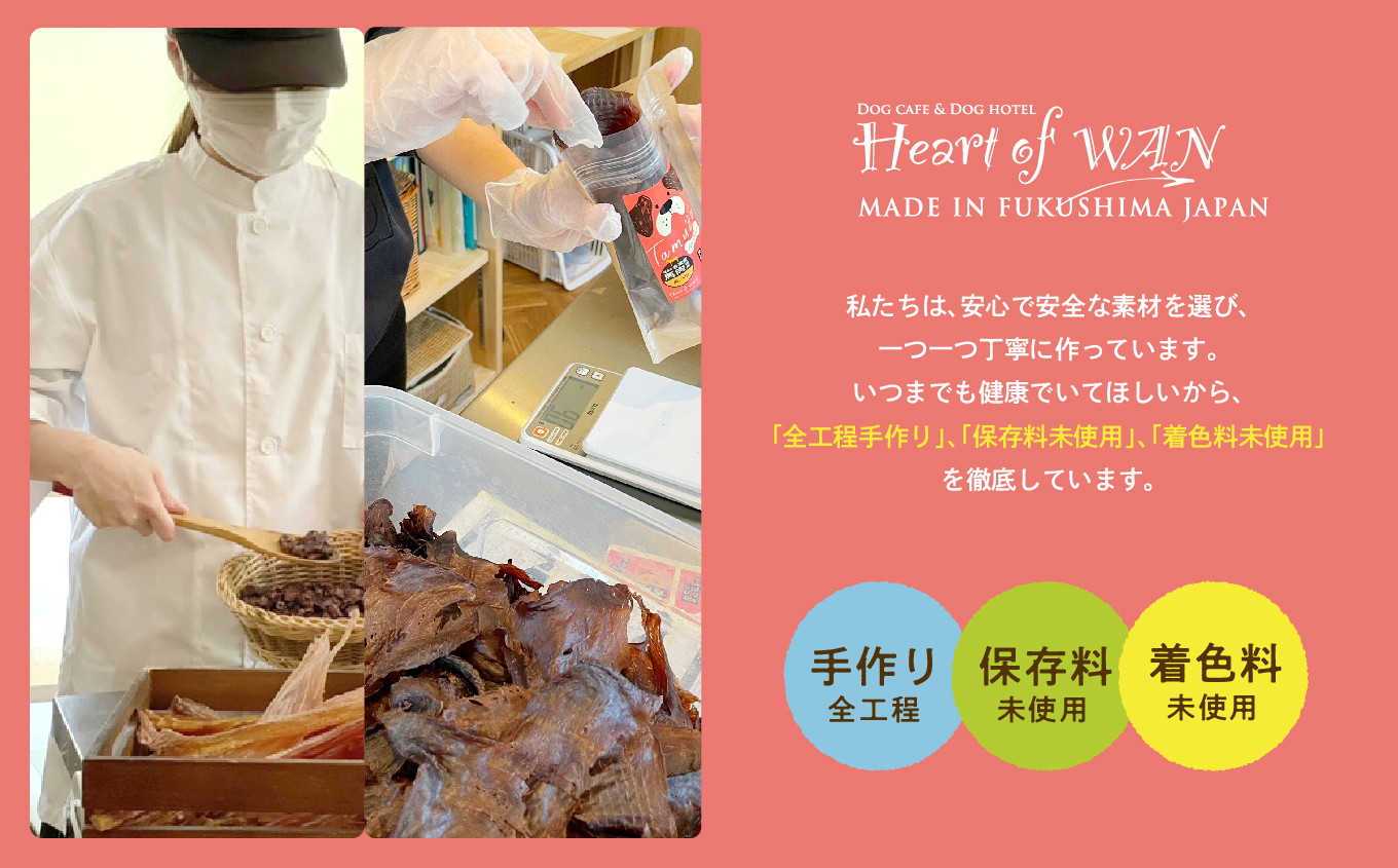 ペットのための肉球型バーグセット（サーモン／金頭）　8個セット【ハートオブワン】