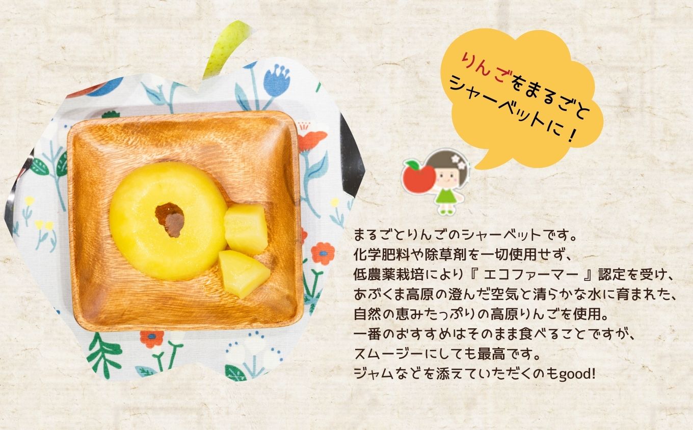 りんご農家が作る絶品冷凍りんご！「冷え冷えアップル」10個入り【菊地合名会社】