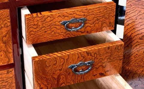 46時代箪笥 片開付 〈創業明治2年、田中家具謹製〉二本松伝統家具 【田中家具株式会社】