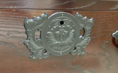 32民芸チェスト 上片開 〈創業明治2年、田中家具謹製〉二本松伝統家具 【田中家具】