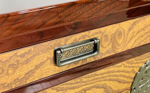 欅ModernStyle コンソールテーブル80 〈創業明治2年、田中家具謹製〉二本松伝統家具 【田中家具株式会社】