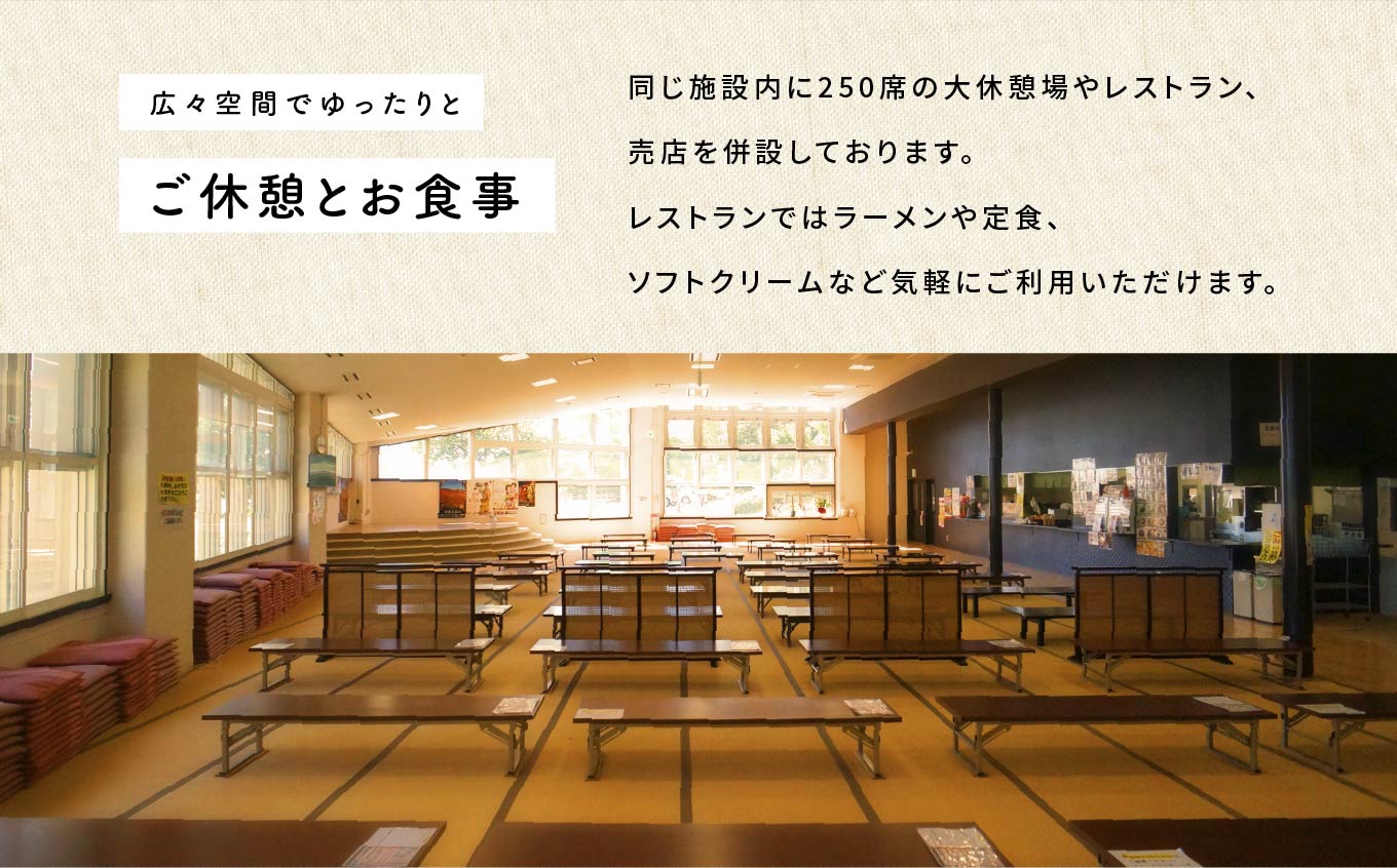 眺望の温泉 保養館「スカイピアあだたら」日帰り温泉 ペア入浴券【道の駅「安達」智恵子の里】