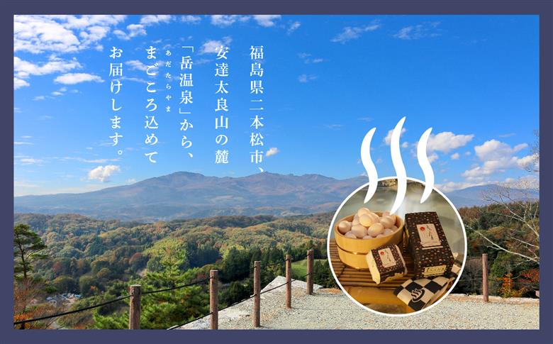 【定期便/6ヶ月】おみやげ屋四代目元料理人仕込み 温泉たまご「とろんたま」2箱セット【佐藤物産】