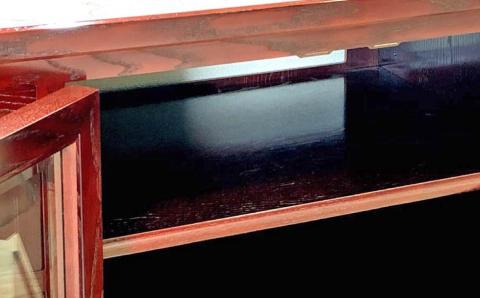 40民芸テレビボード 〈創業明治2年、田中家具謹製〉二本松伝統家具 【田中家具】