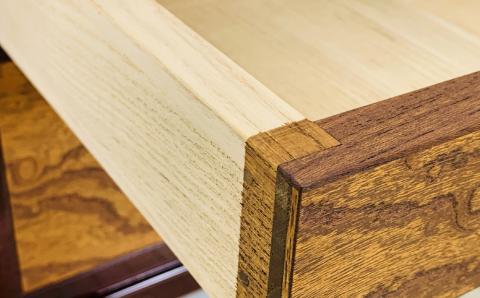 欅ModernStyle コンソールテーブル80 〈創業明治2年、田中家具謹製〉二本松伝統家具 【田中家具株式会社】