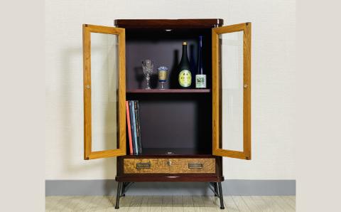 欅ModernStyle キャビネット60 〈創業明治2年、田中家具謹製〉二本松伝統家具 【田中家具株式会社】