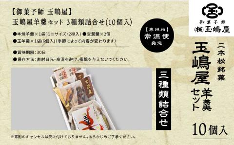 玉嶋屋羊羹セット【御菓子師　玉嶋屋】