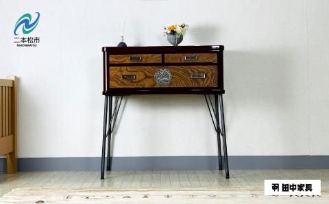 欅ModernStyle コンソールテーブル80 〈創業明治2年、田中家具謹製〉二本松伝統家具 【田中家具株式会社】
