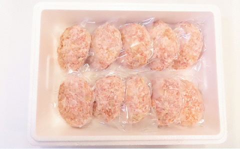 自家製 和牛入り ハンバーグ 10個 セット 小分パック 冷凍保存 肉 牛肉 おかず お弁当 ジューシー ぎゅう ギュウ 人気 ランキング おすすめ グルメ ギフト 福島県 田村市 福島 田村 ふくしま 川合精肉店