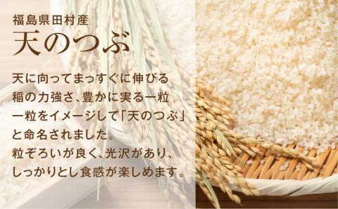 令和5年産 】田村産 天のつぶ20kg(5kg×4袋) お米 福島県 田村市 田村