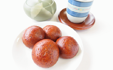 菓子工房あくつ屋 かりんとう饅頭 15個入り×2箱 まんじゅう こしあん エゴ マ黒糖 贈答 プレゼント 福島県 田村市 ふくしま N004-002