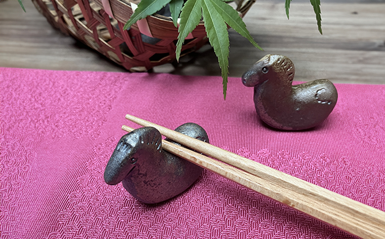 はねこんまはしおき ５個 | 箸置き 陶器【0702101】