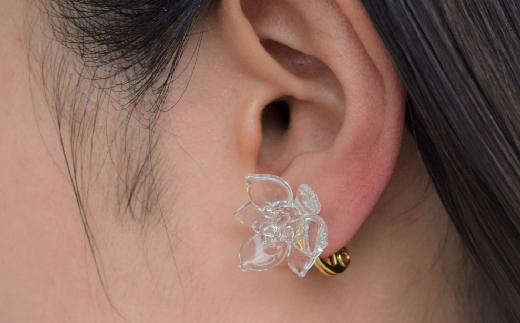 iriser（イリゼ）ミズアオイ ネックレス・イヤリング セット【08047】