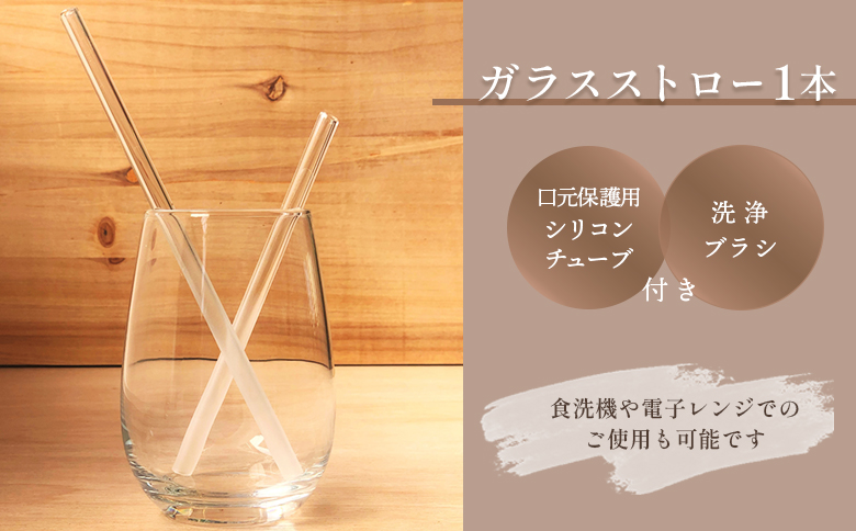 ガラスストロー 20cm「グラデーション」 iriser【08062】