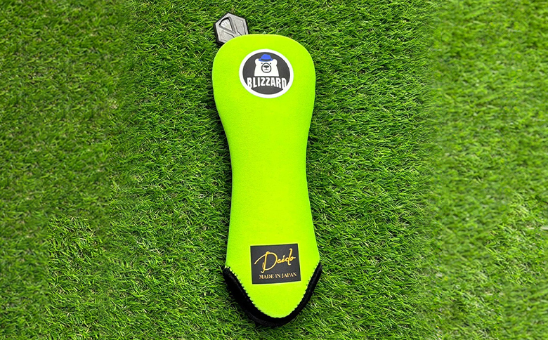 【G02-FW-NM】ヘッドカバー　ライトグリーン（フェアウェイウッド用）ネームプリント付き（3文字まで）【55096】