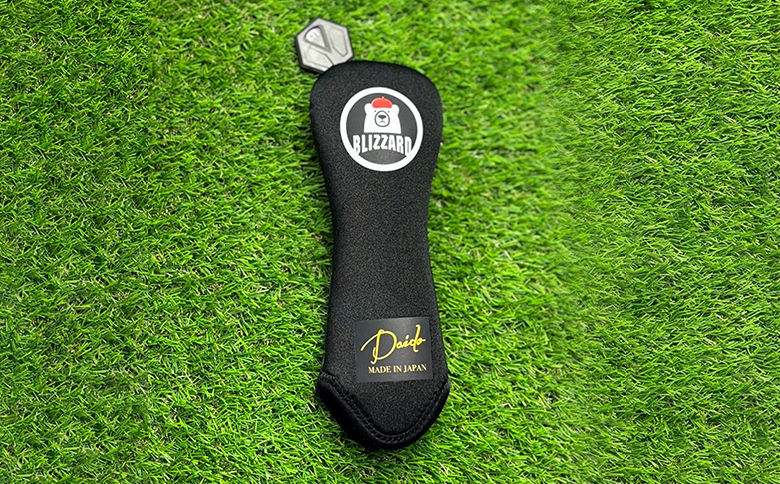 【G02-UT-NM】ヘッドカバー　ブラック（ユーティリティ用）ネームプリント付き（3文字まで）【55101】