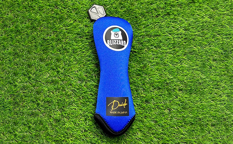 【G02-UT-NM】ヘッドカバー　ロイヤルブルー（ユーティリティ用）ネームプリント付き（3文字まで）【55102】