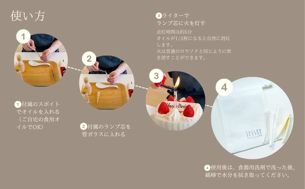 iriser（イリゼ）ガラスのキャンドル フロスト | ガラス キャンドル ギフト プレゼント お祝い 雑貨 おしゃれ かわいい インテリア【53848-001-05】