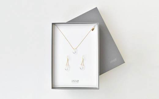 iriser（イリゼ）ていてつ ネックレス・ピアス セット【08040】