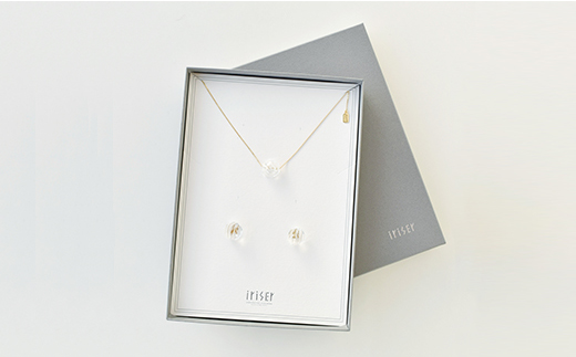 iriser（イリゼ）オフショア ネックレス・ピアス セット【08042】