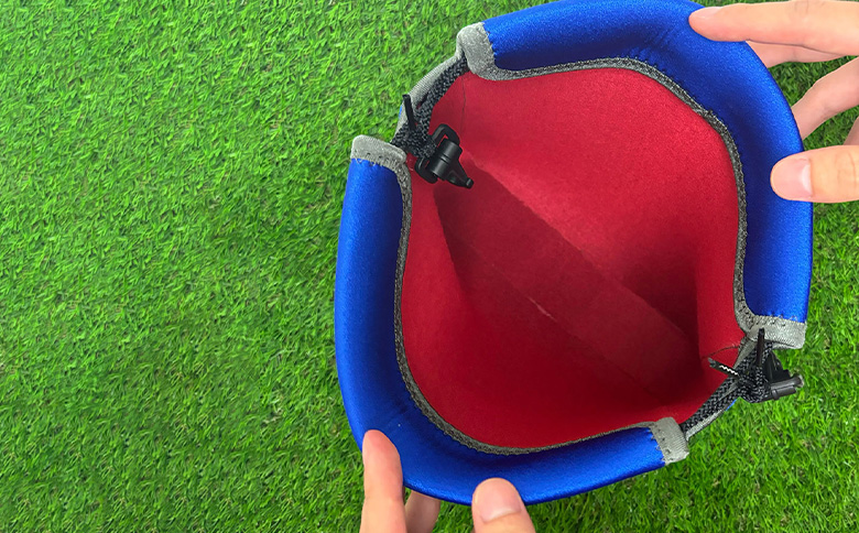 【G01-NM】ヘッドカバー　サーモンピンク（アイアン用）ネームプリント付き（6文字まで）【55087】