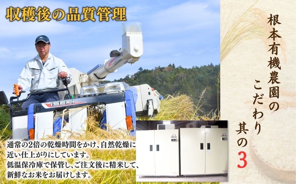 【先行予約】JAS有機米 天のつぶ 白米2kg | 令和8年産 根本有機農園 bd005-aa