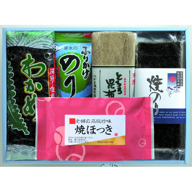 南相馬の逸品 野馬追料理箱セット | 海苔 わかめ【0104601】