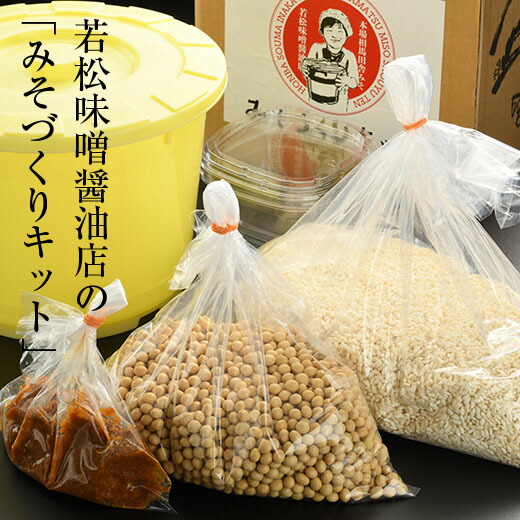 みそづくりキット (出来上がり量 約４kg) | 味噌【53843-002】