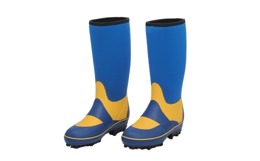 ウォームブーツNS ブルー×イエロー 24.5cm【5504301】